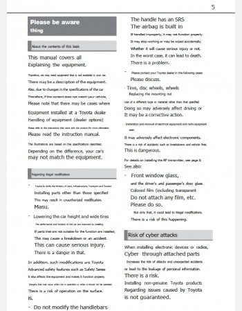 toyota corolla sport 2023-2024 owners manual